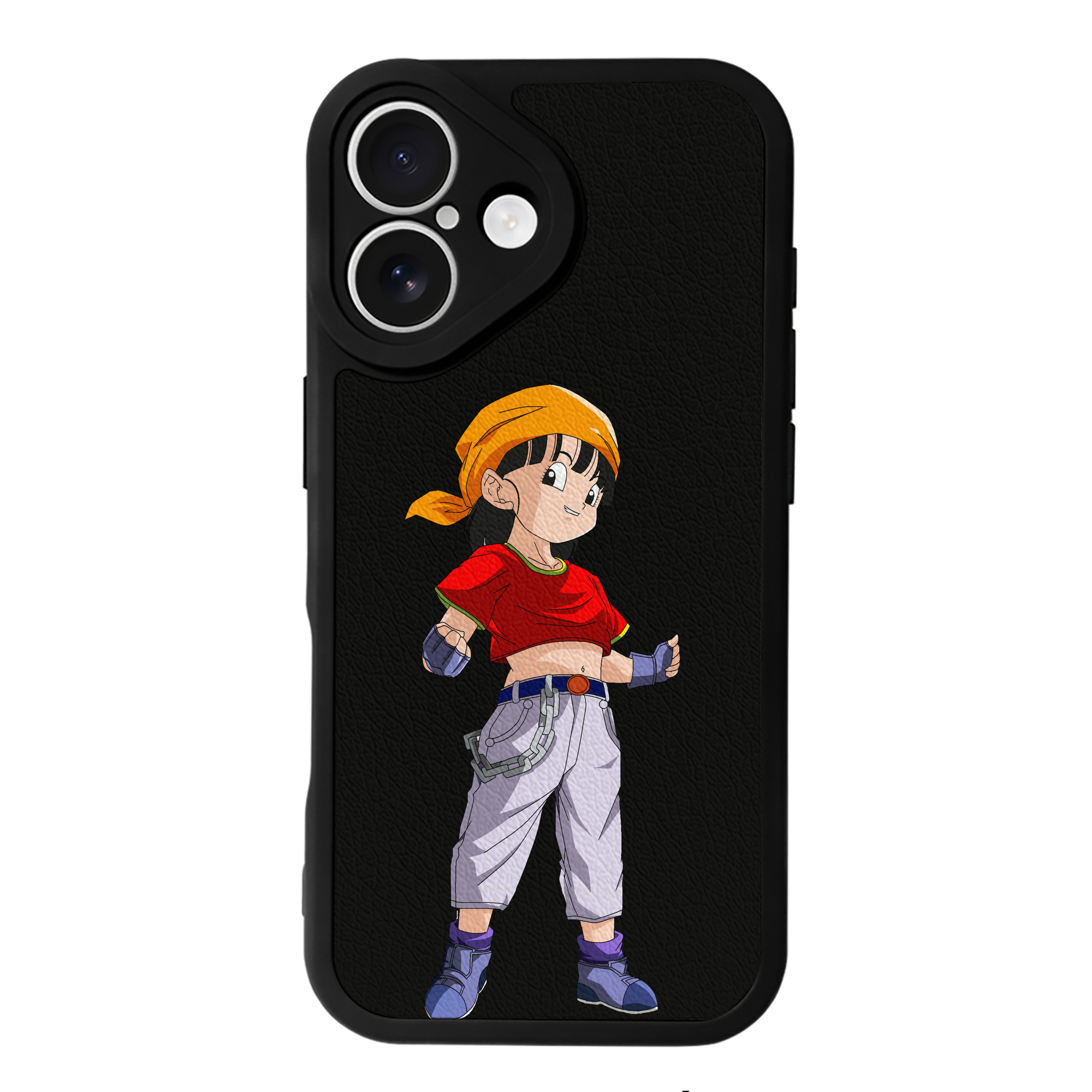 （画像用） ドラゴンボール パン DRAGON BALL Pan 【iPhone 16シリーズ対応】シリコンスマホケース（レザー調） 材質：シリコン